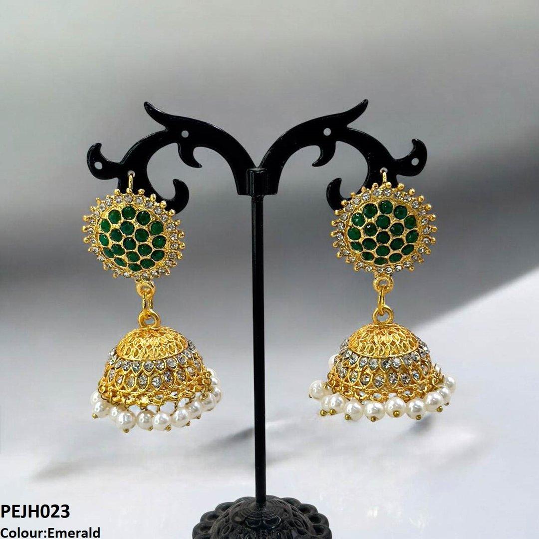 PEJH023 FRN Round Drop Jhumki