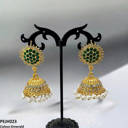 PEJH023 FRN Round Drop Jhumki