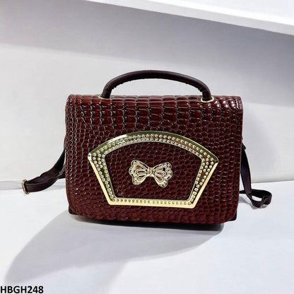HBGH248-CYG HBGH248 CYG Crocodile Pattern Hand Bag