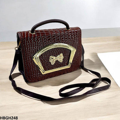 HBGH248-CYG HBGH248 CYG Crocodile Pattern Hand Bag