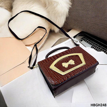 HBGH248-CYG HBGH248 CYG Crocodile Pattern Hand Bag