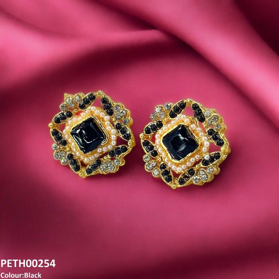 PETH00254 SDQ Flower Square Tops Pair - PETH