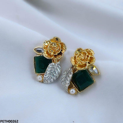 PETH00262 SDQ Flower Square Leaf tops - PETH