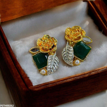 PETH00262 SDQ Flower Square Leaf tops - PETH