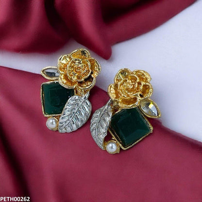 PETH00262 SDQ Flower Square Leaf tops - PETH