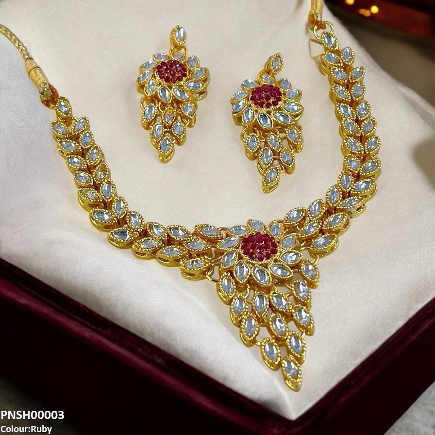 PNSH00003 FRN Marquise Necklace Set - PNSH