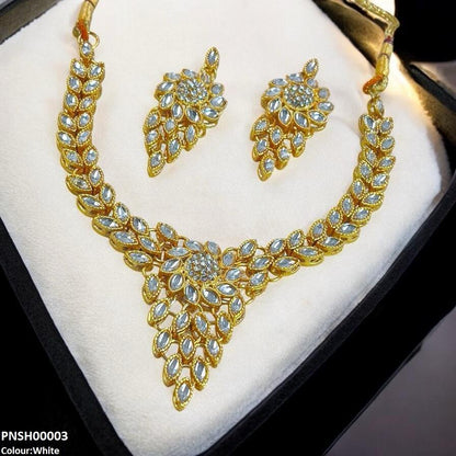 PNSH00003 FRN Marquise Necklace Set - PNSH