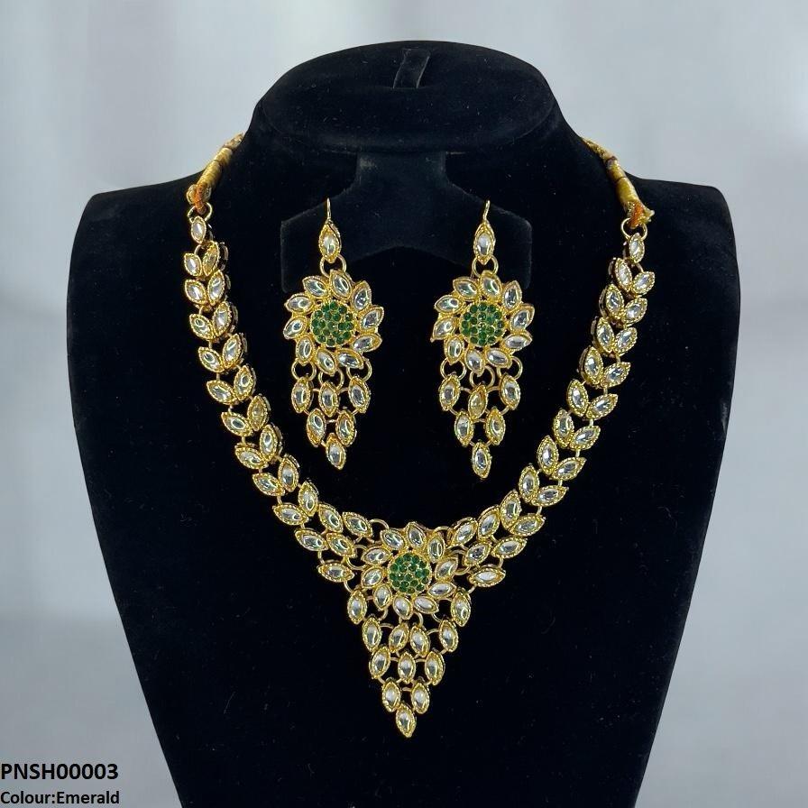 PNSH00003 FRN Marquise Necklace Set - PNSH