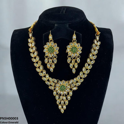 PNSH00003 FRN Marquise Necklace Set - PNSH