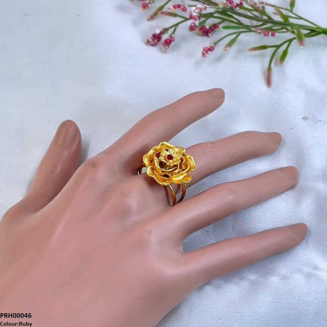 PRH00046 FRN Flower Ring Adjustable - PRH