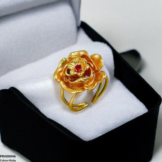PRH00046 FRN Flower Ring Adjustable - PRH
