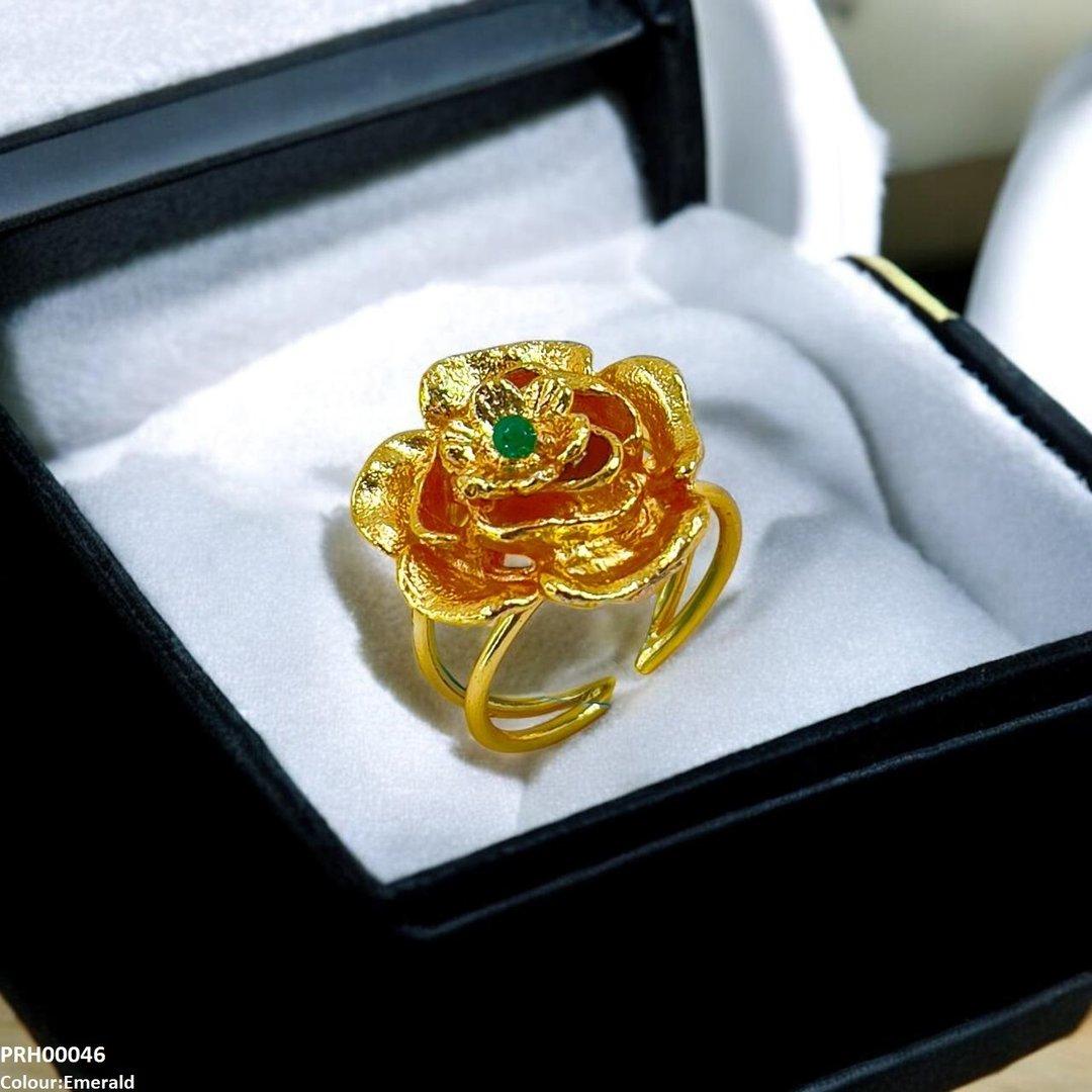 PRH00046 FRN Flower Ring Adjustable - PRH