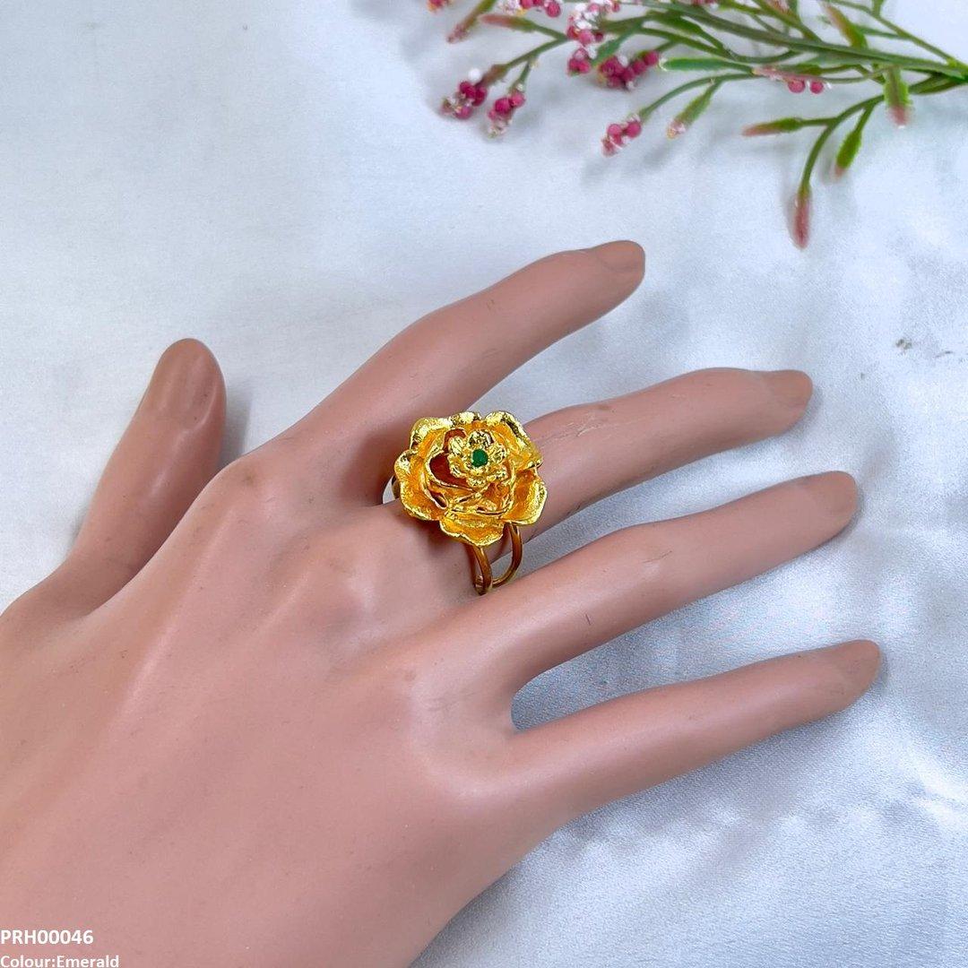 PRH00046 FRN Flower Ring Adjustable - PRH
