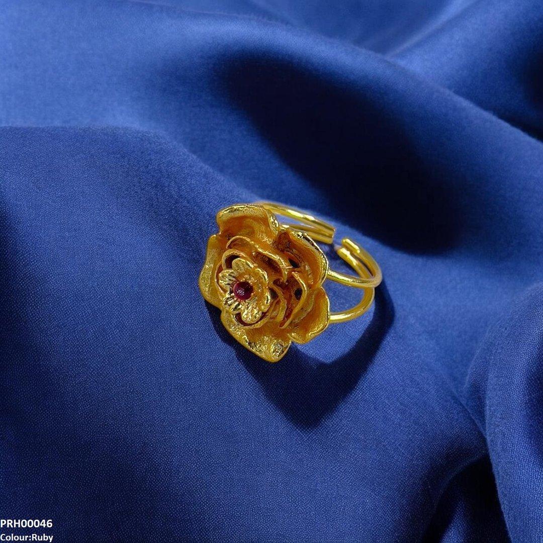 PRH00046 FRN Flower Ring Adjustable - PRH