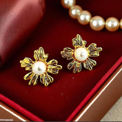 PETH00284 SDQ Pearl Flower Tops Pair - PETH