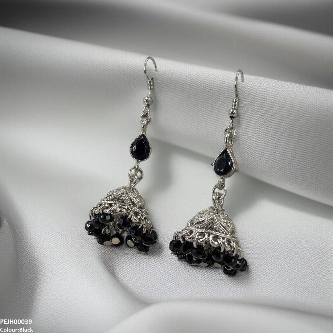 PEJH00039 SDQ Tear Pearl Drop Jhumki - PEJH