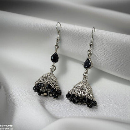 PEJH00039 SDQ Tear Pearl Drop Jhumki - PEJH
