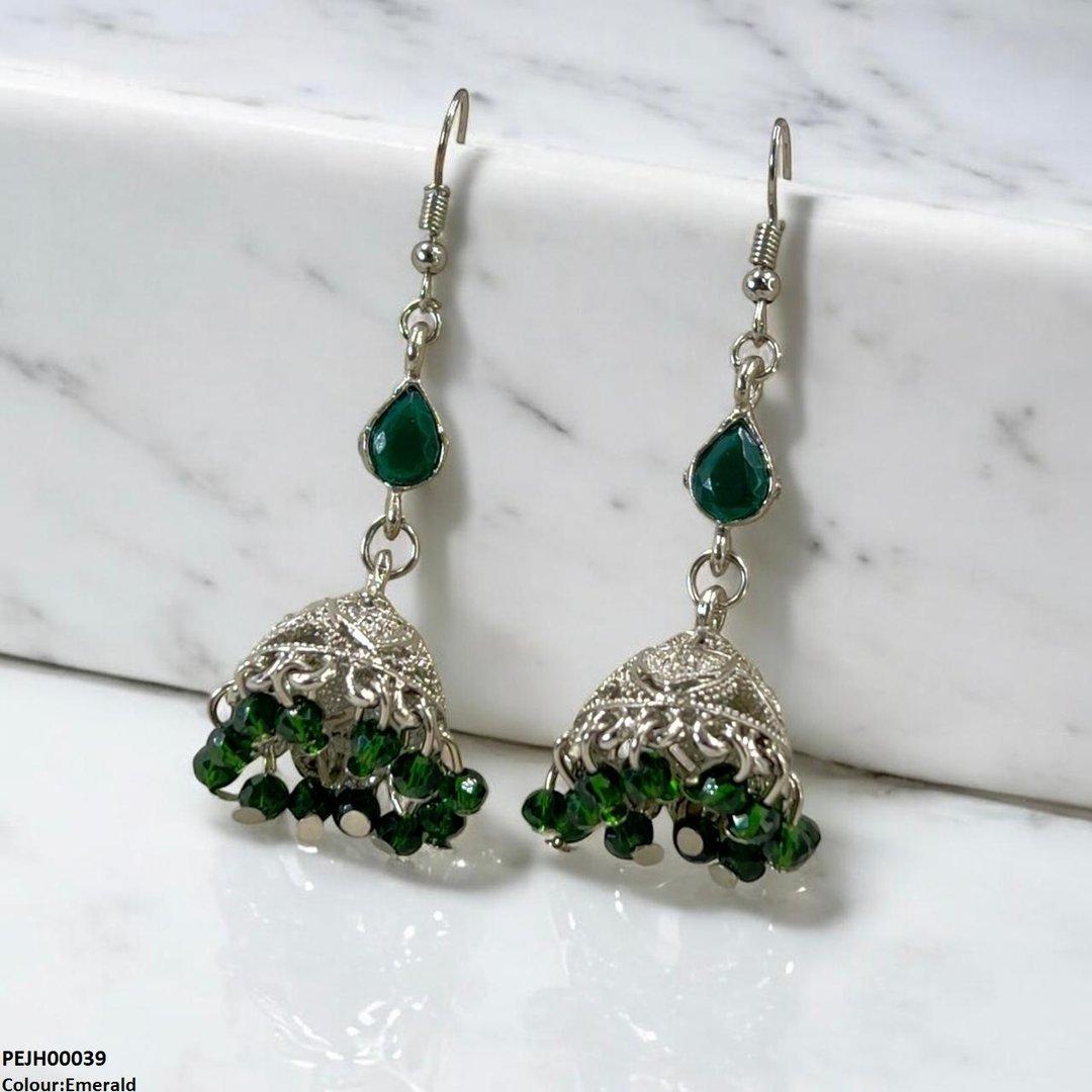 PEJH00039 SDQ Tear Pearl Drop Jhumki - PEJH