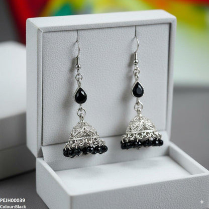 PEJH00039 SDQ Tear Pearl Drop Jhumki - PEJH