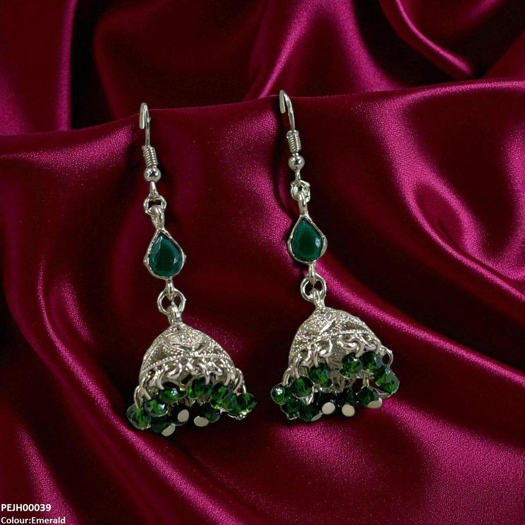 PEJH00039 SDQ Tear Pearl Drop Jhumki - PEJH