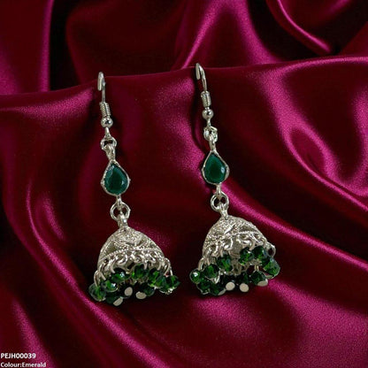 PEJH00039 SDQ Tear Pearl Drop Jhumki - PEJH