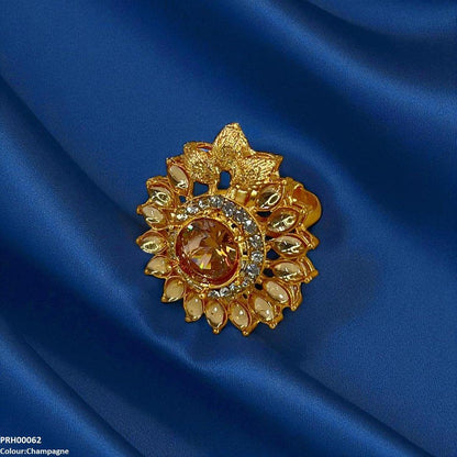 PRH00062 FRN Round/Marquise Ring Adjustable - PRH