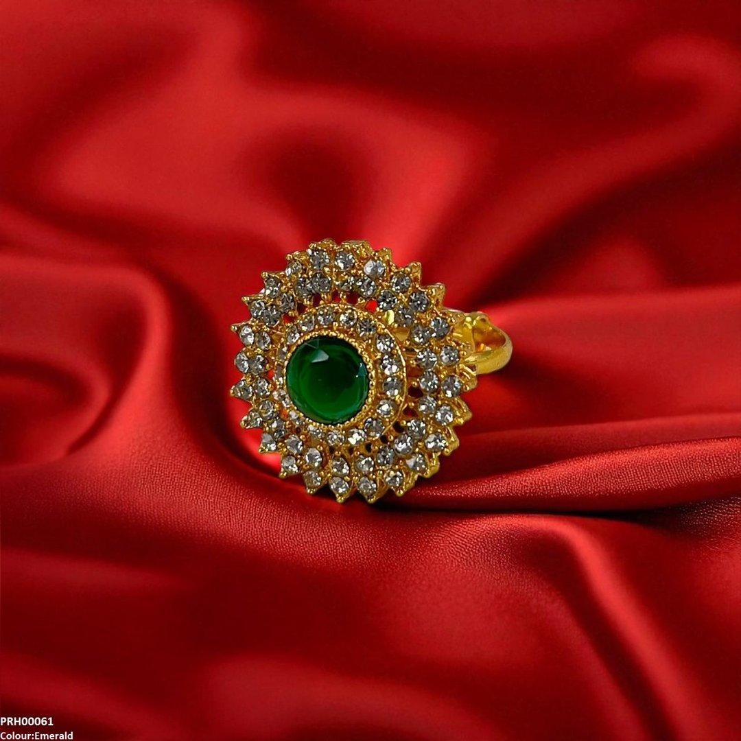 PRH00061 FRN Round Marquise Ring Adjustable - PRH