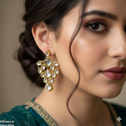 PEDH00139 FRN Tear Drop Earrings - PEDH