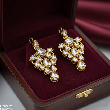 PEDH00139 FRN Tear Drop Earrings - PEDH