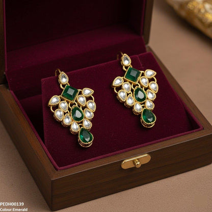 PEDH00139 FRN Tear Drop Earrings - PEDH