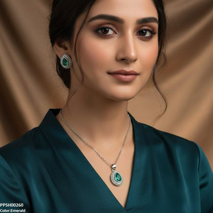 PPSH00260 SDQ Tear Drop Pedant Set - PPSH