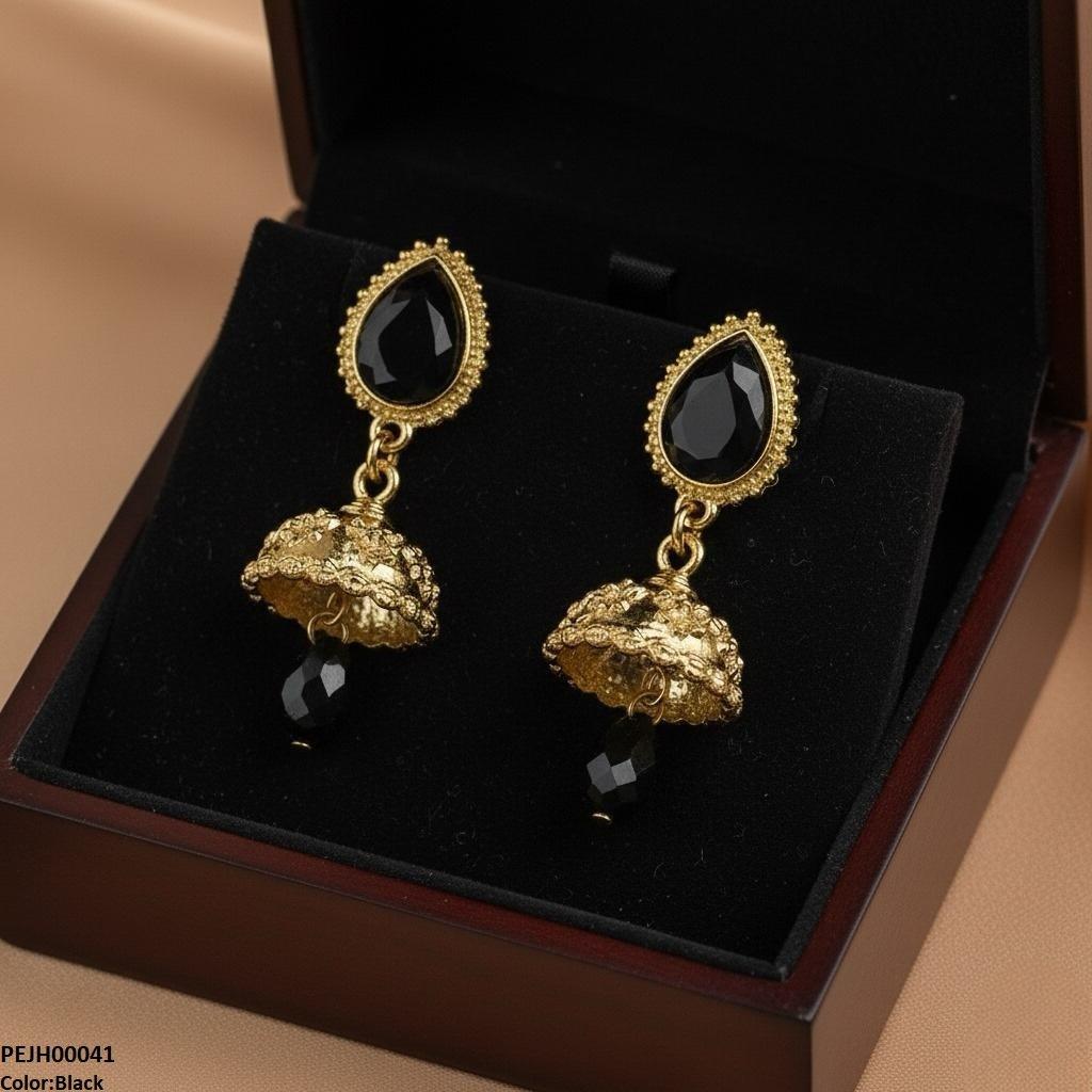PEJH00041 SDQ Tear Drop Jhumki - PEJH