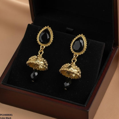 PEJH00041 SDQ Tear Drop Jhumki - PEJH