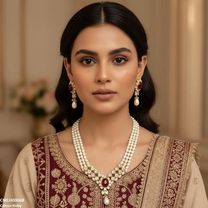 CMLH00068 SDQ Oval Pear Drop Mala Set - CMLH