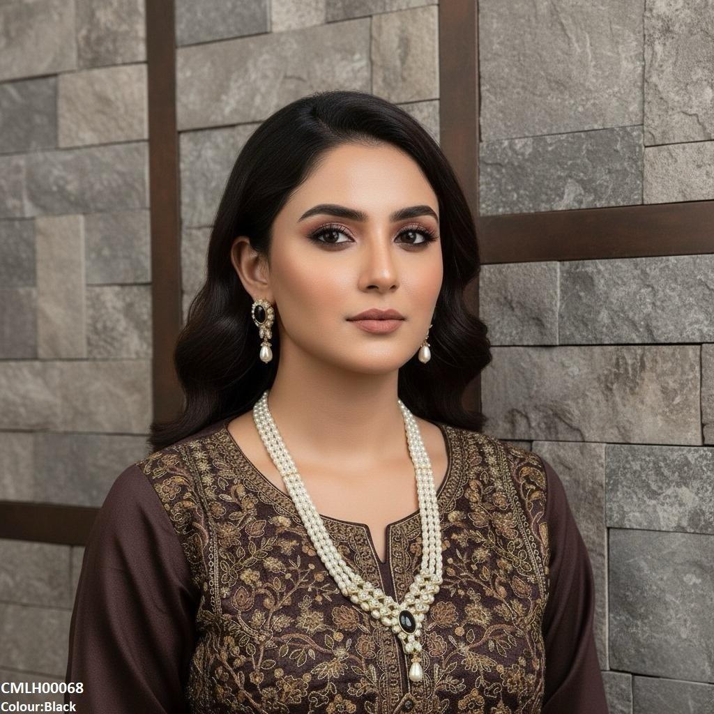 CMLH00068 SDQ Oval Pear Drop Mala Set - CMLH