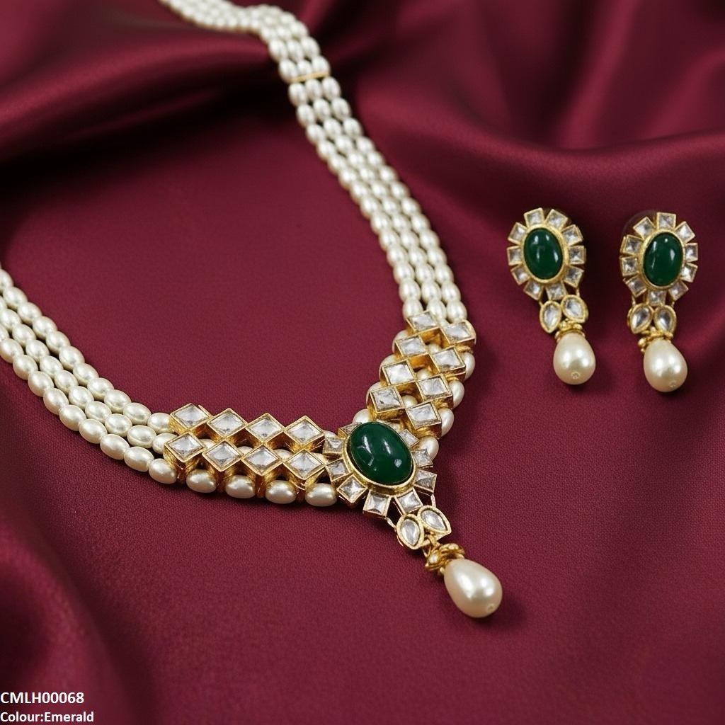 CMLH00068 SDQ Oval Pear Drop Mala Set - CMLH