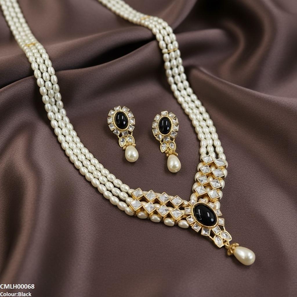 CMLH00068 SDQ Oval Pear Drop Mala Set - CMLH