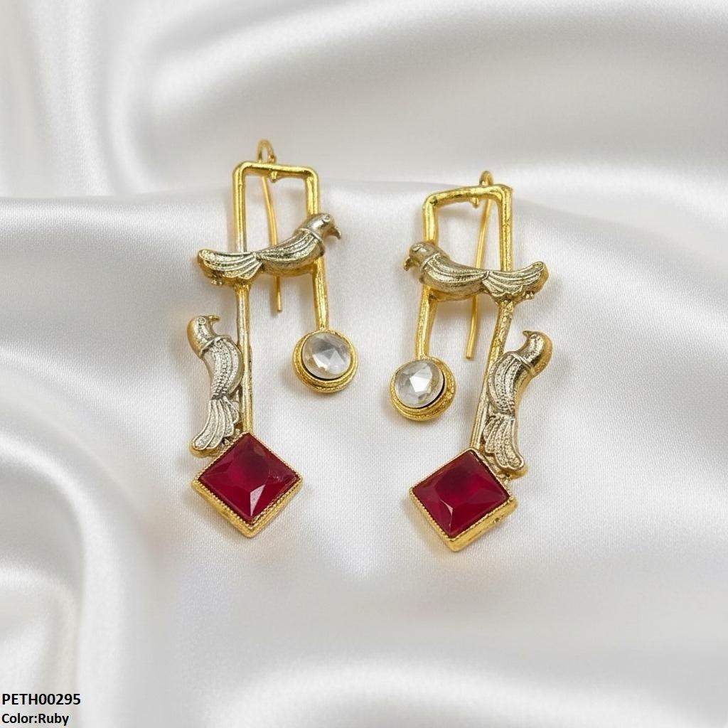 PETH00295 FRN Square Sparrow Tops Pair - PETH