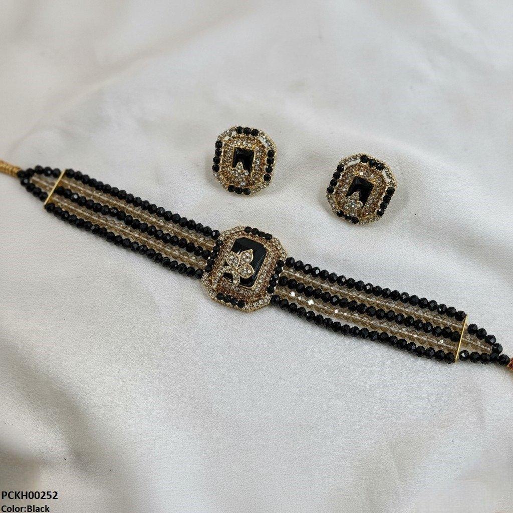 PCKH00252 SDQ Square/Leaf Choker Set - PCKH