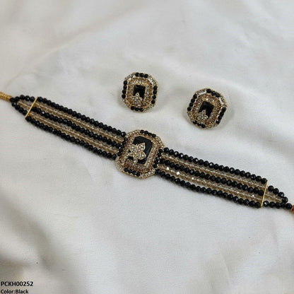 PCKH00252 SDQ Square/Leaf Choker Set - PCKH