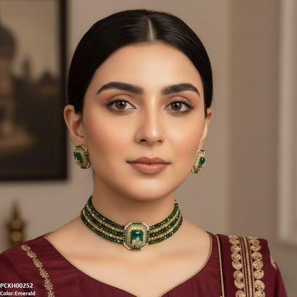 PCKH00252 SDQ Square/Leaf Choker Set - PCKH