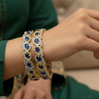 LBH00005 ANI Tear Stone Bangle Set - LBH