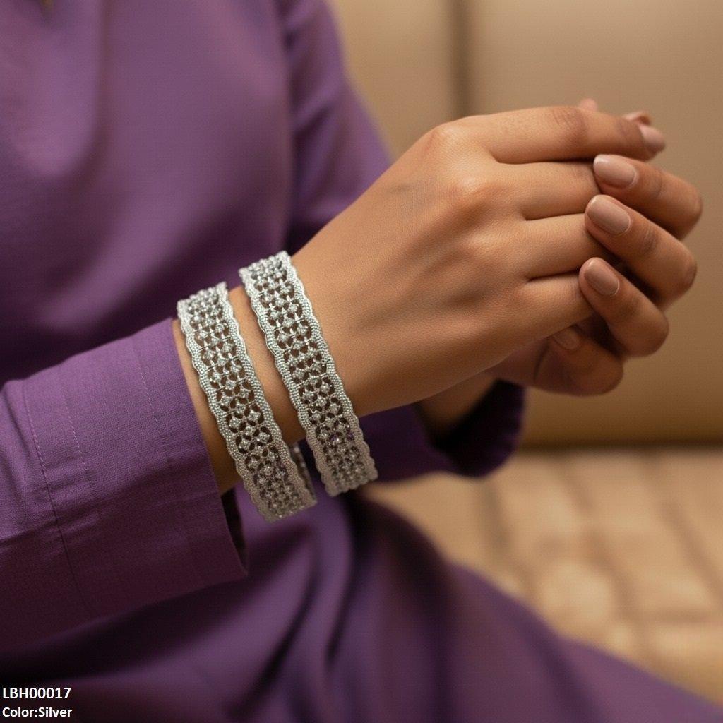LBH00017 ANI Round Plain Bangles Set - LBH