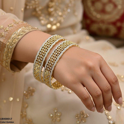 LBH00017 ANI Round Plain Bangles Set - LBH
