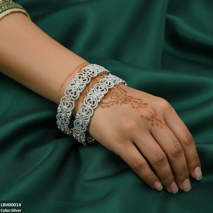 LBH00014 ANI Round Stone Bangle Set - LBH