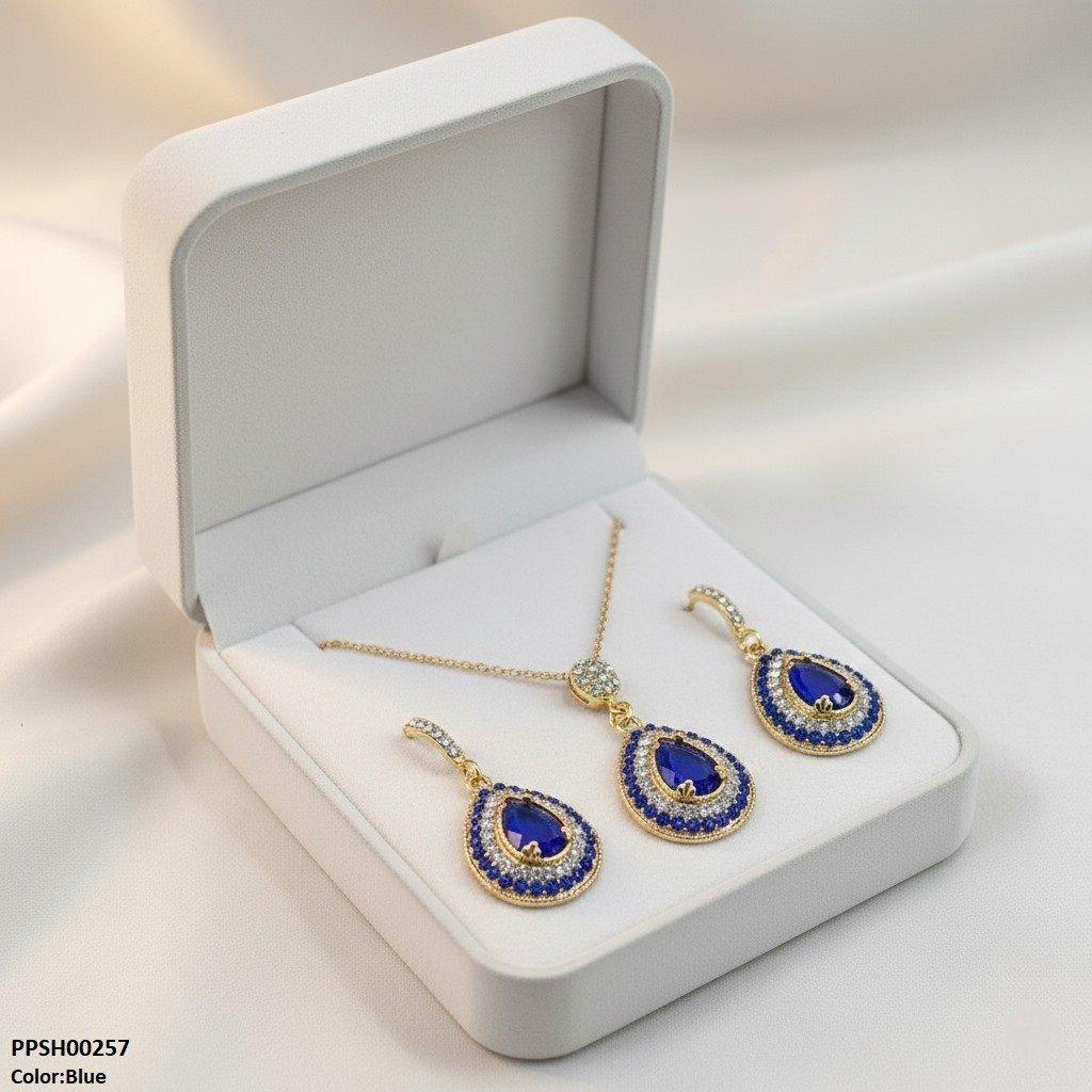 PPSH00257 MZM Tear Drop  Pedant Set - PPSH