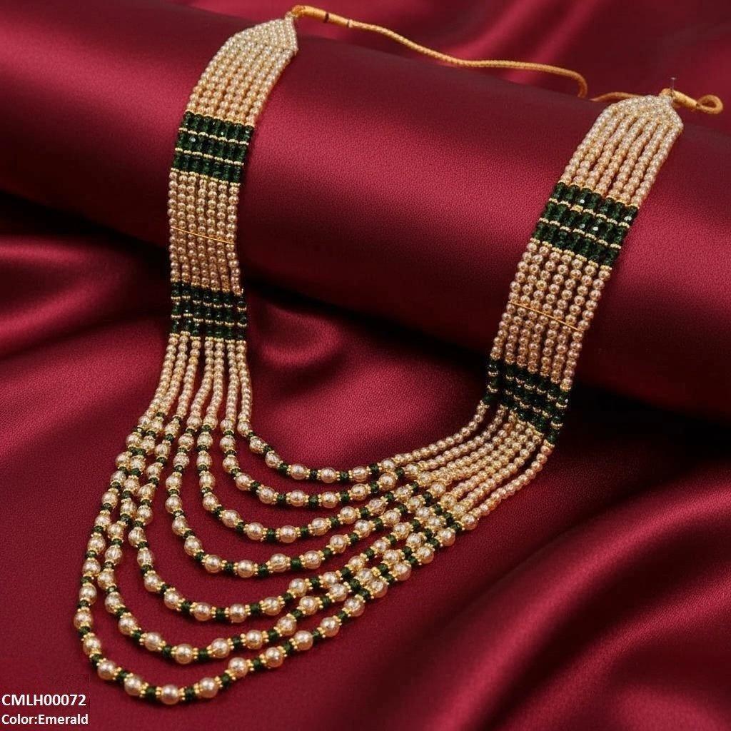 CMLH00072 SDQ Pearl 7 Layered Mala - CMLH