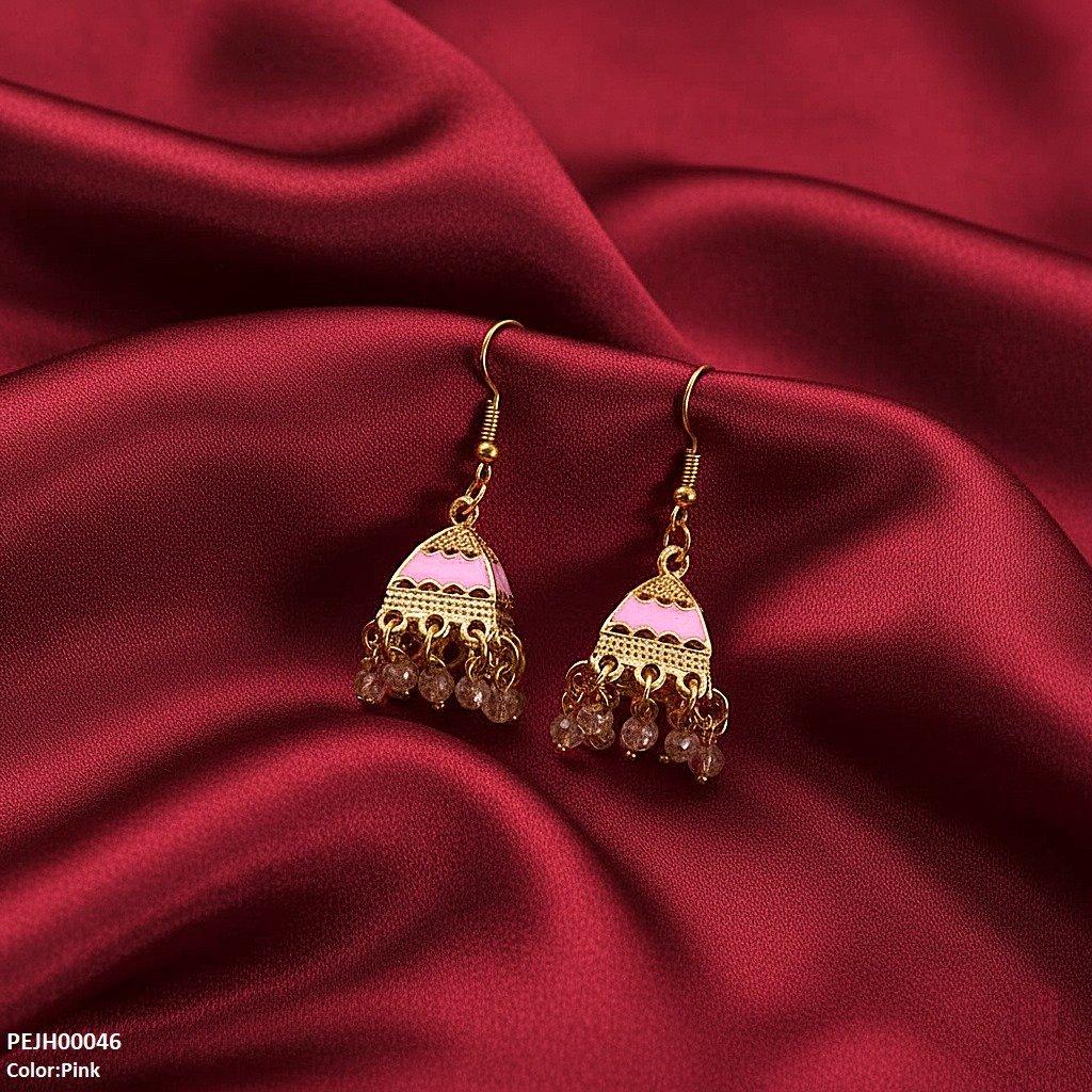 PEJH00046 SDQ Pearl Drop Jhumki - PEJH