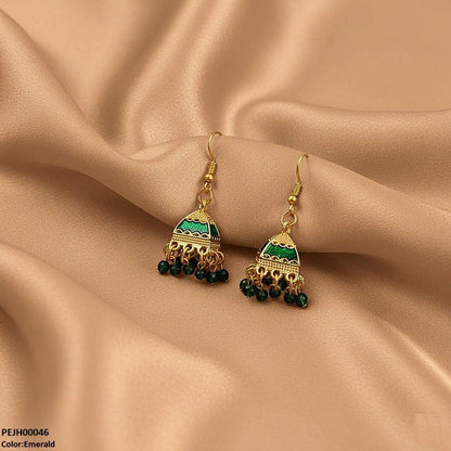 PEJH00046 SDQ Pearl Drop Jhumki - PEJH