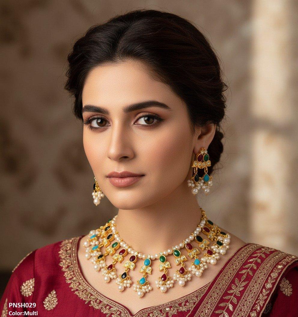 PNSH029 SDQ Beza/Saru Collar Necklace Set